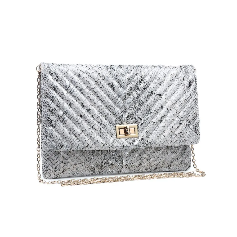 Victoria Snake Clutch
