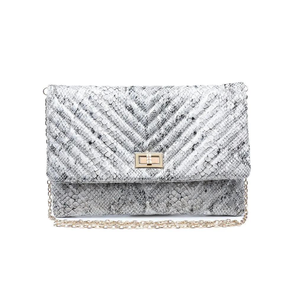 Victoria Snake Clutch