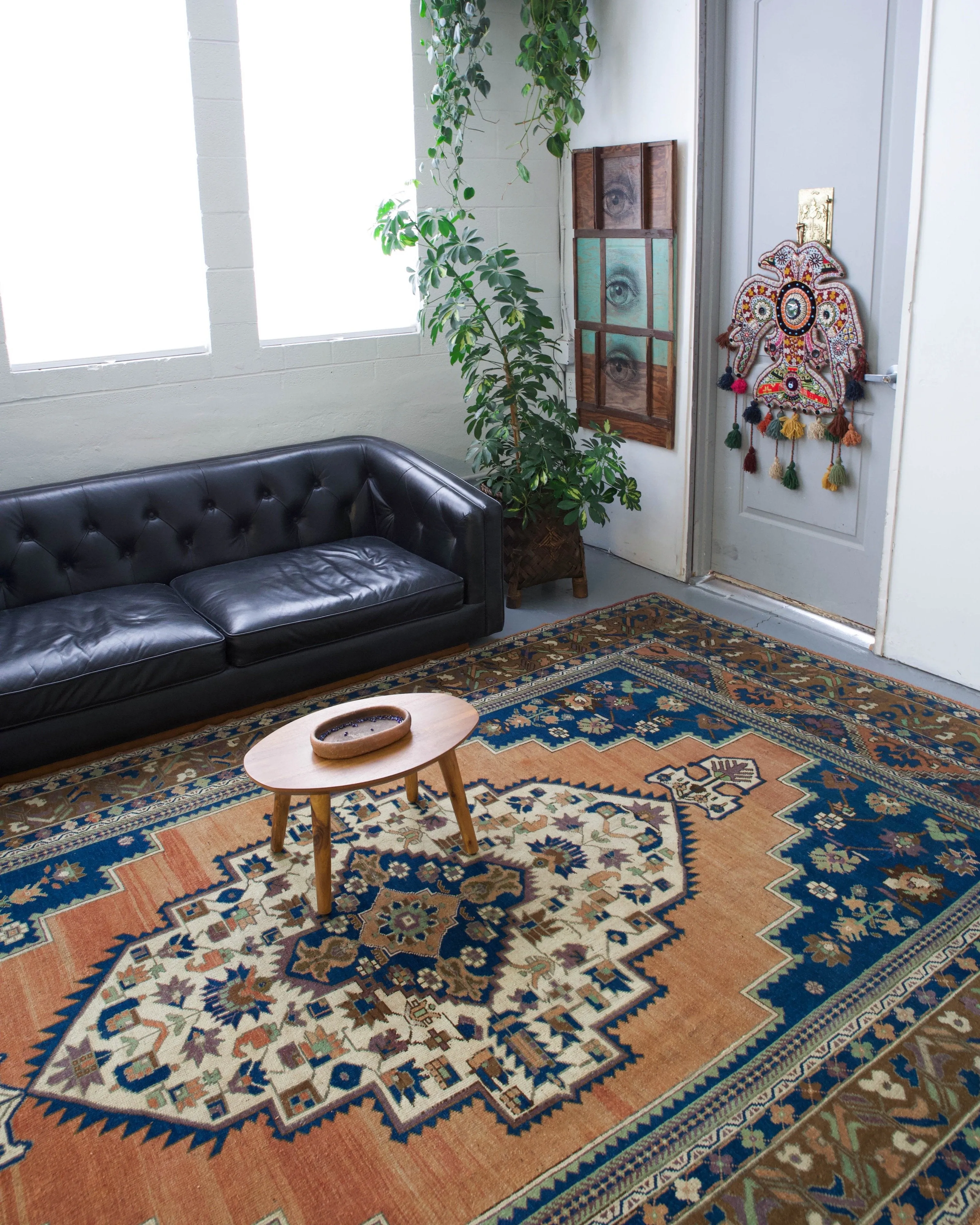 Vintage Turkish Taspinar Rug 7'6"x12'5"