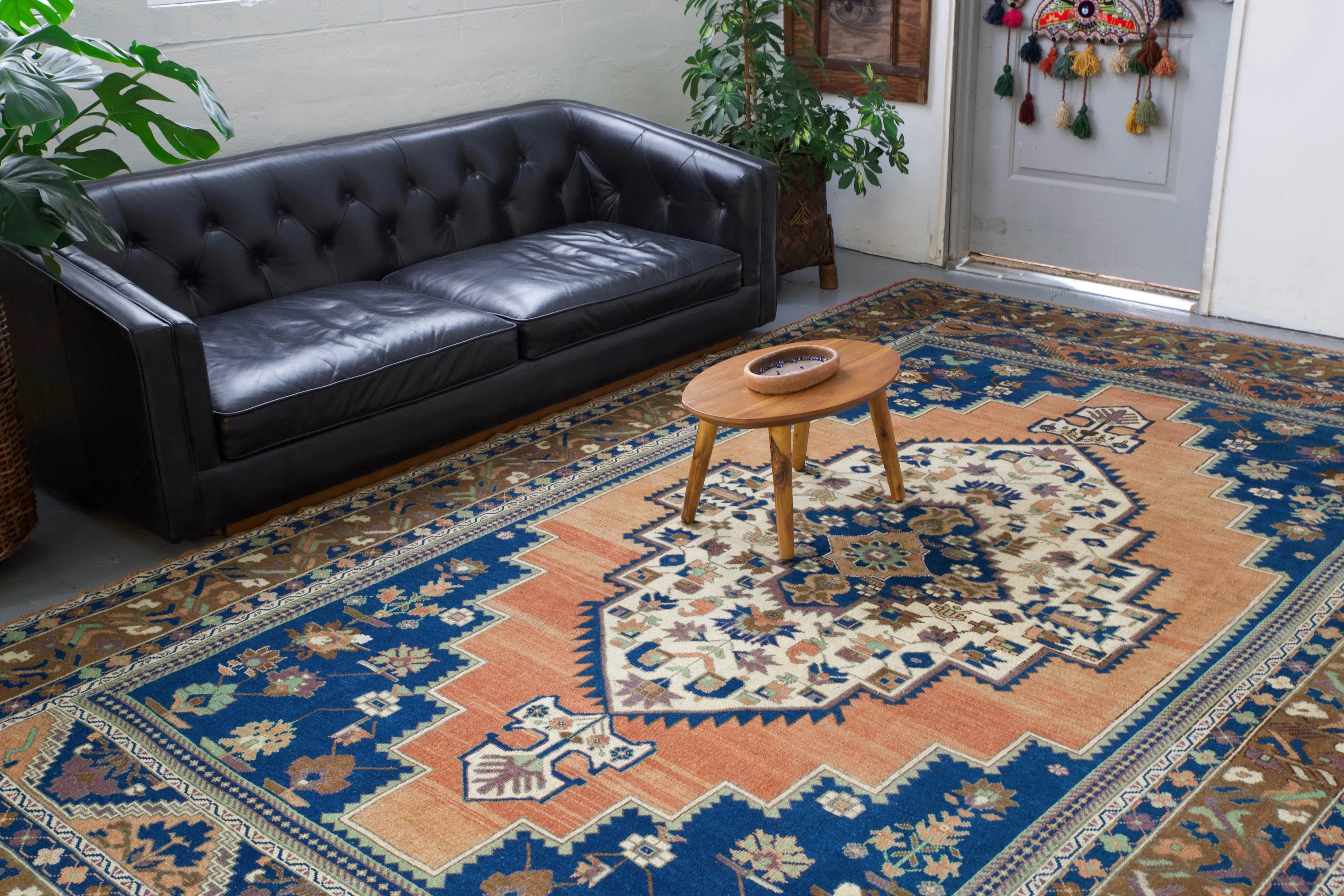 Vintage Turkish Taspinar Rug 7'6"x12'5"