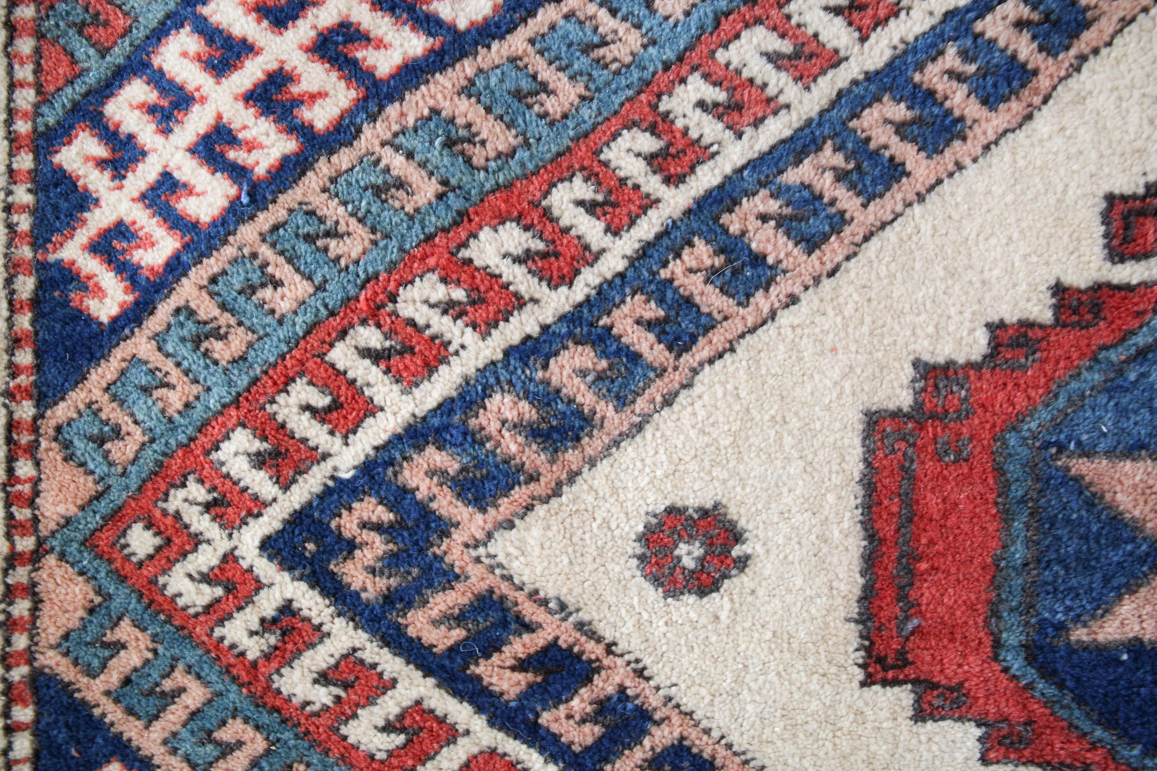 Vintage Western Anatolian Karakecili Rug 6'4"x9'