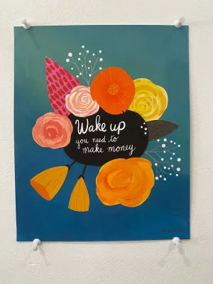 “Wake Up” Original Doodle