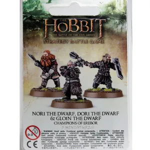 Warhammer World The Hobbit Champions of Erebor Nori Dori Gloin Dwarf Event