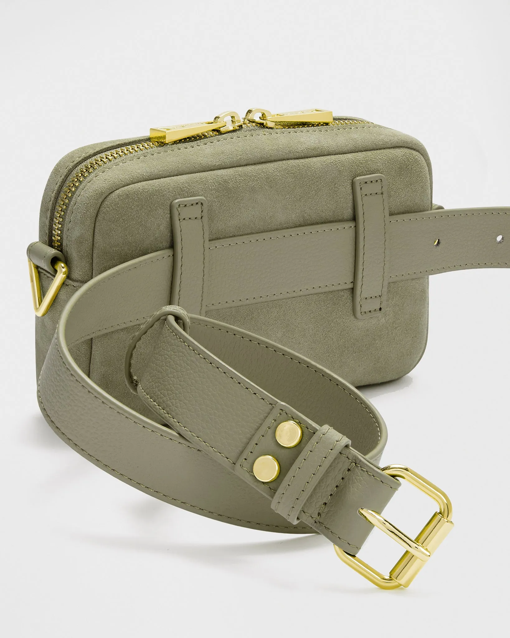 WEAT - BELT BAG SUEDE SAGE GRUEN