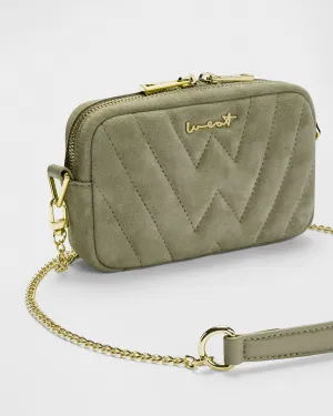 WEAT - BELT BAG SUEDE SAGE GRUEN