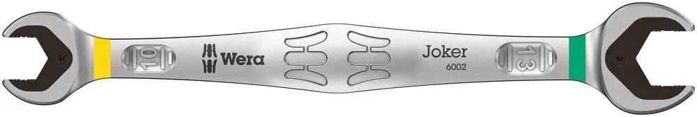Wera 05003760001 6002 Joker Double Open end wrenches, 10 x 13 x 167 mm