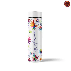 White Butterfly Temperature Bottle