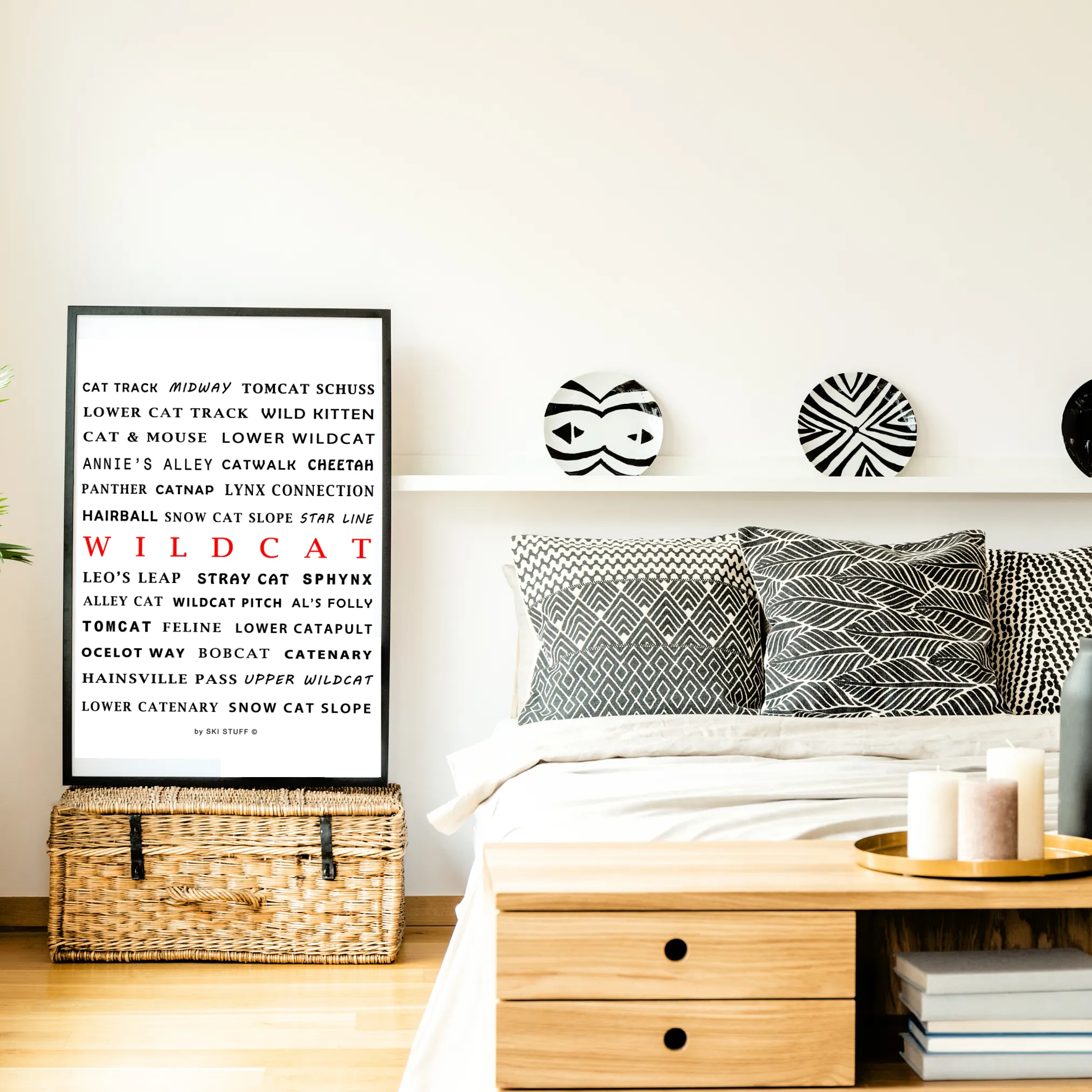 Wildcat Mountain NH Ski Resort Printable Wall Decor - Digital Download
