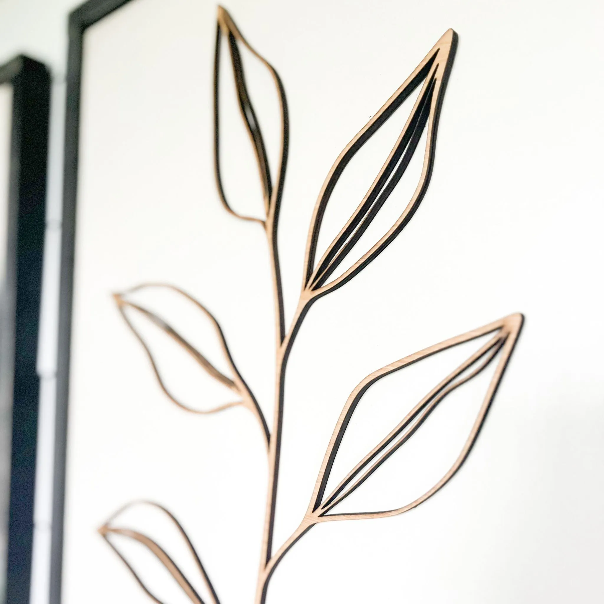 Wooden Botanical Wall Decor