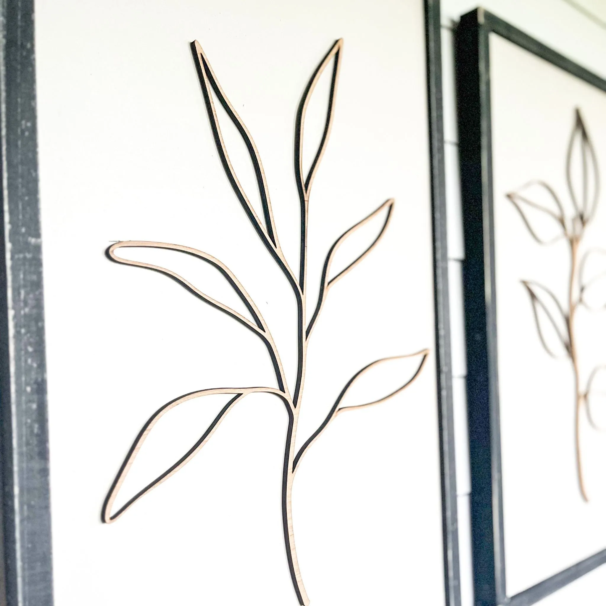 Wooden Botanical Wall Decor