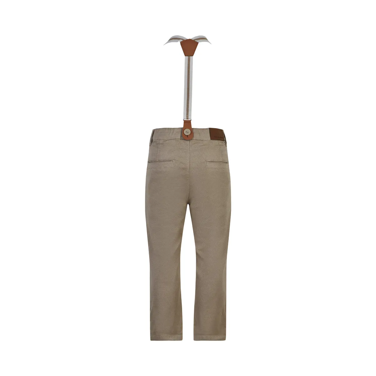 WOVEN SUSPENDER PANTS