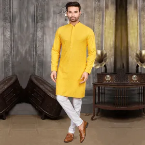 Yellow Xplosure Kurtaset Exclusive Shade.