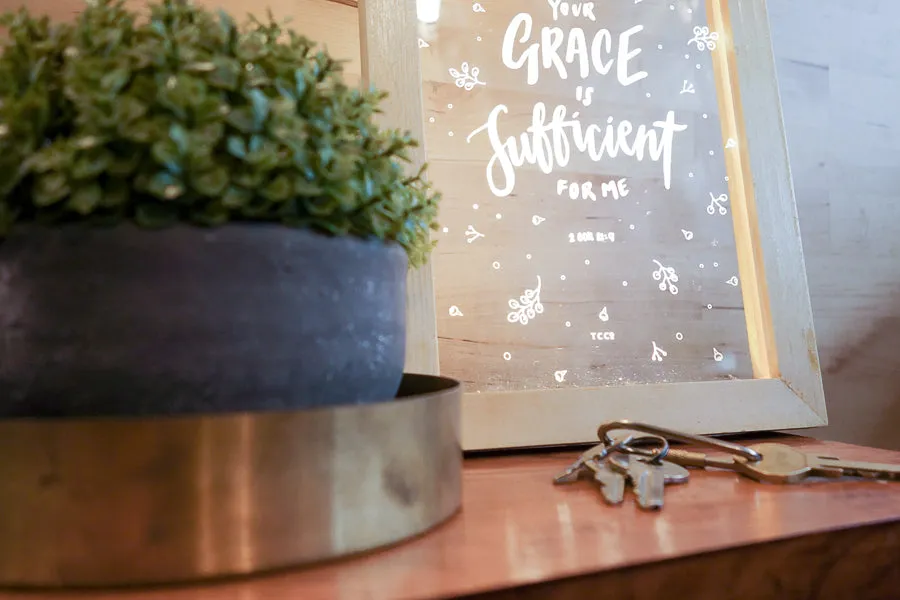 Your Grace Is Sufficient For Me {Night Light}