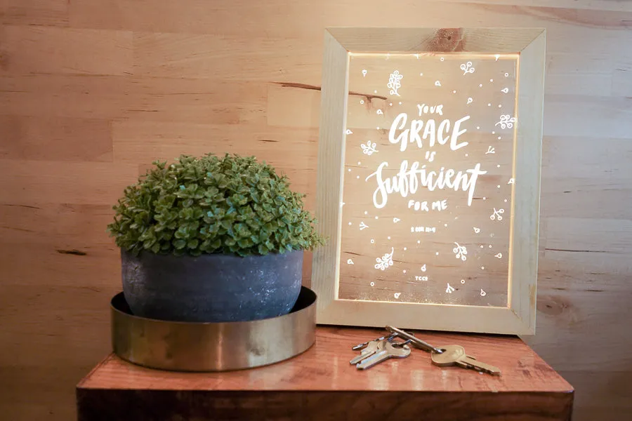 Your Grace Is Sufficient For Me {Night Light}