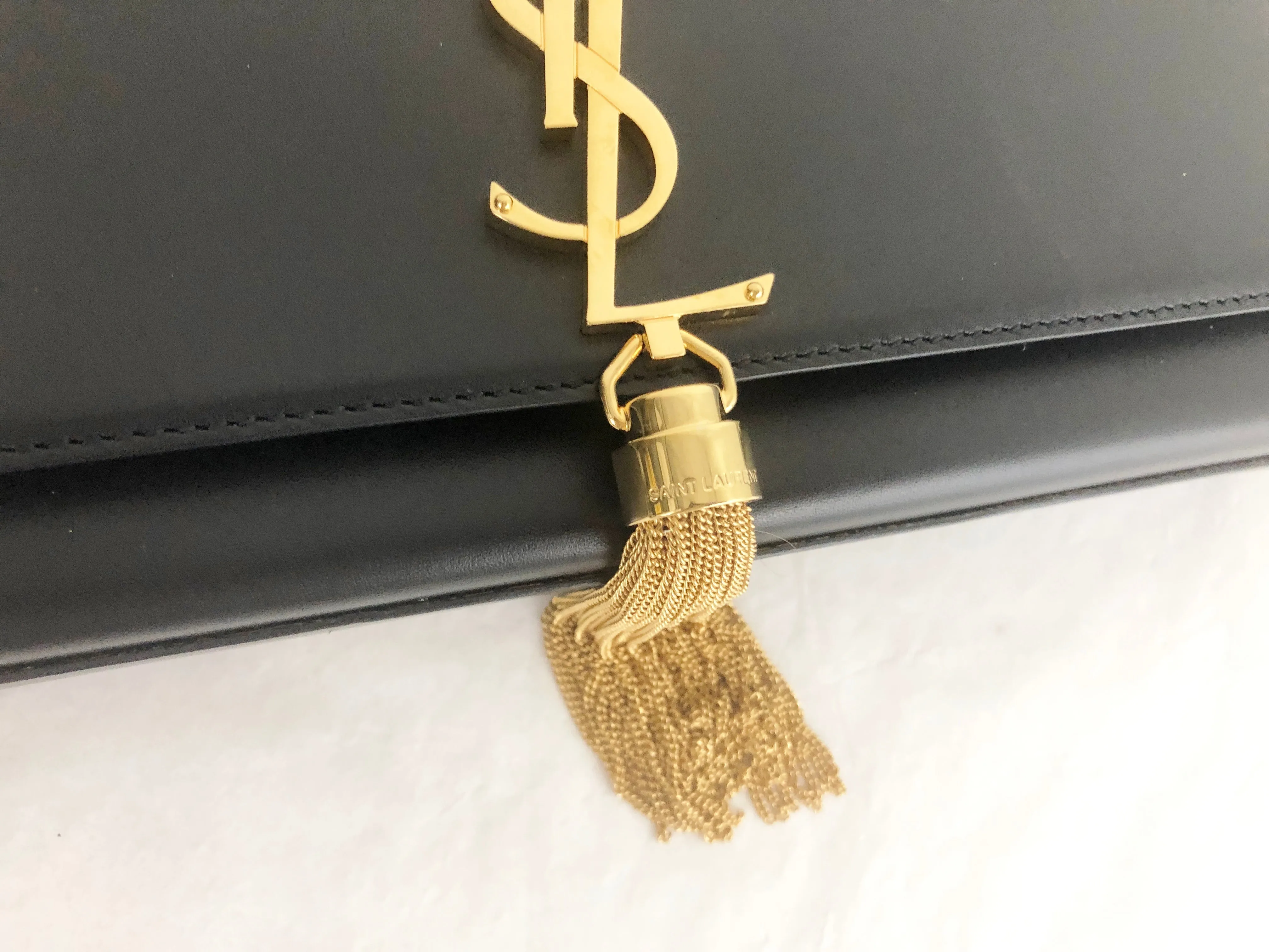Yves Saint Laurent Cassandre Tassel Clutch
