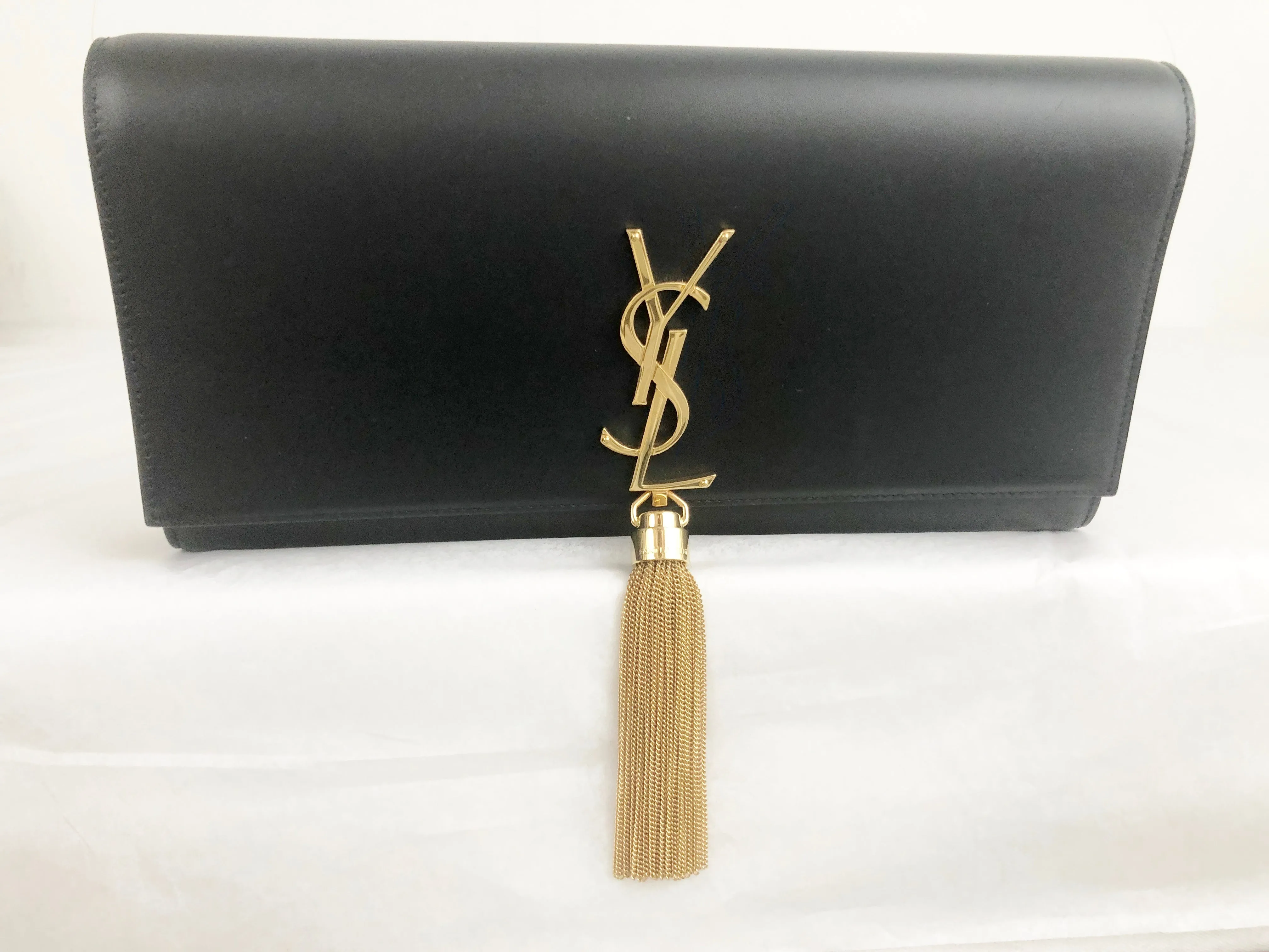 Yves Saint Laurent Cassandre Tassel Clutch