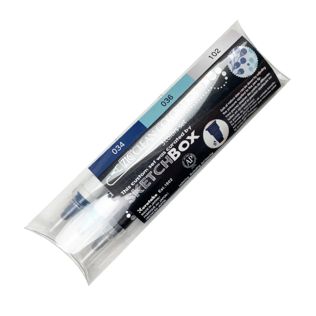 Zig Clean Color Dot Set of 3-- Custom Curated Colors by SketchBox